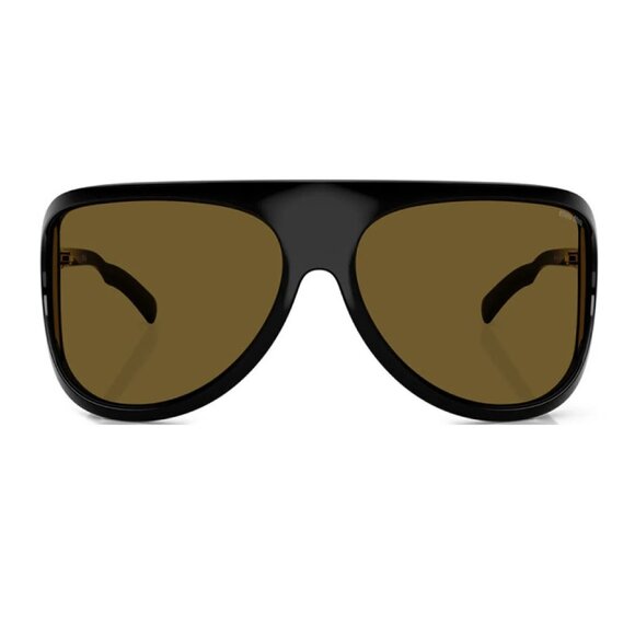 NEW MIU MIU SUNGLASSES BLACK UNISEX AVIATOR EYEWEAR - Picture 2 of 3